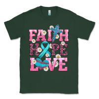 Faith Hope Love  Cross And Ribbon Classic Tee | Teevron