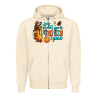 Sandshell my blood type is pumpkin spice Zipper Hoodie - AdoDesignShop