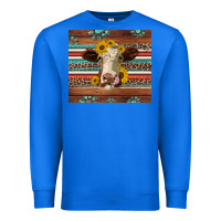 True Royal western sunflowers gemstone heifer Premium Sweatshirt - Jasminsmagicworld
