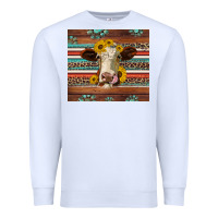 White western sunflowers gemstone heifer Premium Sweatshirt - Jasminsmagicworld