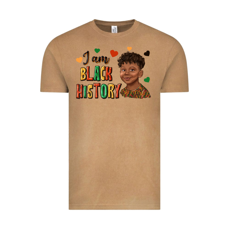 I Am Black History Afro Black Boy Child Juneteenth Vintage Tee by texasbilliewilder | Teevron