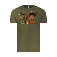 Vintage Olive i am black history afro black boy child juneteenth Vintage Tee - texasbilliewilder