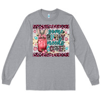 Heather Grey Some bunny needs coffee 20oz tumbler Long Sleeve Tee - Neo Western