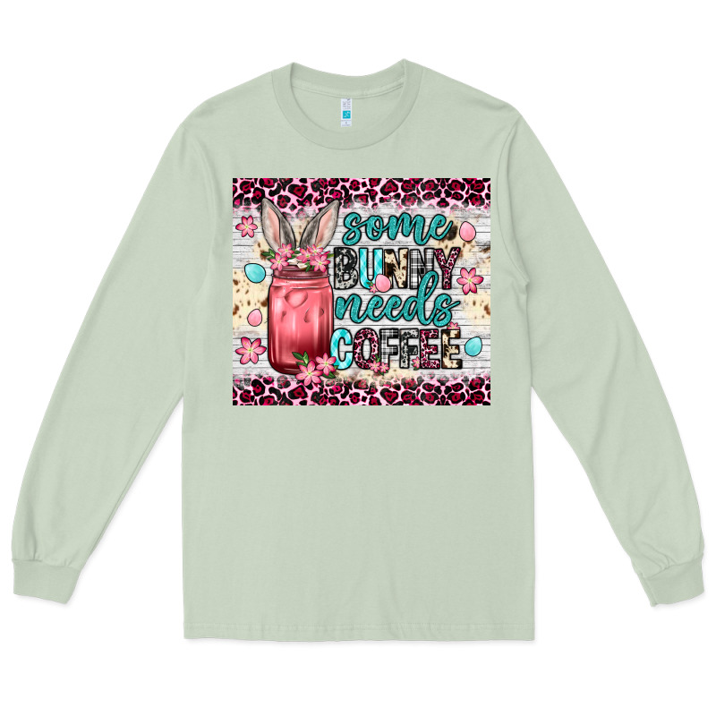 Some Bunny Needs Coffee 20oz Tumbler Long Sleeve Tee by Neo Western | Teevron