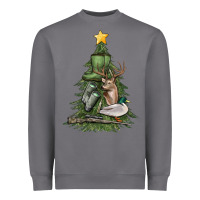 Storm hunting christmas tree Heavyweight Sweatshirt - MaliasSmallBusiness