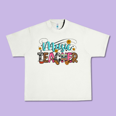 Music Teacher Urban Heavy Tee Designed By Zillion Design Studio