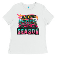 White racing it's my favorite season sport car Ladies Tee - AdoDesignShop