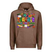 Chestnut teacher crayons kids caffeine Premium Hoodie - NancyCooperArtShop