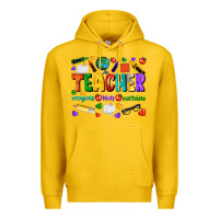 Lemon teacher crayons kids caffeine Premium Hoodie - NancyCooperArtShop
