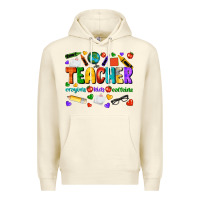 Sandshell teacher crayons kids caffeine Premium Hoodie - NancyCooperArtShop