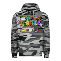 Slate Camo teacher crayons kids caffeine Premium Hoodie - NancyCooperArtShop