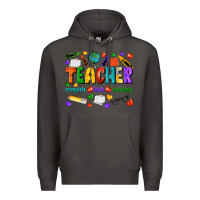 Smoke teacher crayons kids caffeine Premium Hoodie - NancyCooperArtShop