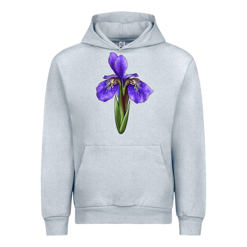 Iris Flower Urban Hoodie by LillyAllenDesigns | Teevron