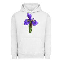 Pigment Lunar Rock Iris Flower Urban Hoodie - LillyAllenDesigns