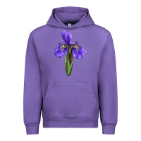 Tulip Iris Flower Urban Hoodie - LillyAllenDesigns