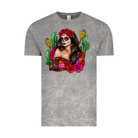 Cloud Rock mexico girl Vintage Tee - Zillion Design Studio