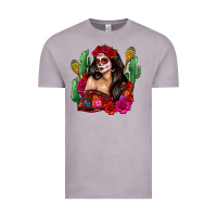 Vintage Zinc mexico girl Vintage Tee - Zillion Design Studio