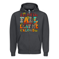 Smoke if you dont like fall you can leaf me alone Zipper Hoodie - AdoDesignShop