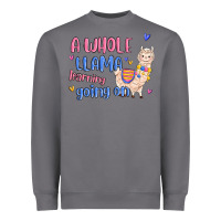 Storm a whole llama learning going on Heavyweight Sweatshirt - MaliasSmallBusiness