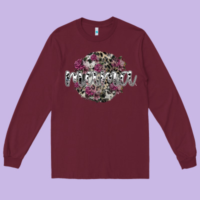 Mama Long Sleeve Tee Designed By Sublimationcraftshop