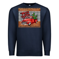 Navy merry Christmas truck Premium Sweatshirt - Jasminsmagicworld