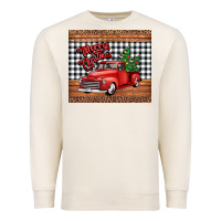 Sandshell merry Christmas truck Premium Sweatshirt - Jasminsmagicworld