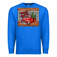 True Royal merry Christmas truck Premium Sweatshirt - Jasminsmagicworld