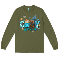 Army Green cozy season Long Sleeve Tee - AdoDesignShop