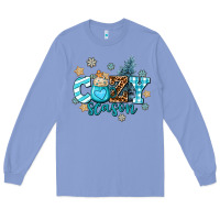 Colony Blue cozy season Long Sleeve Tee - AdoDesignShop