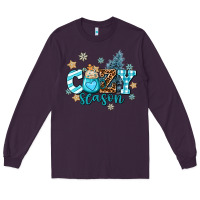 Plum cozy season Long Sleeve Tee - AdoDesignShop
