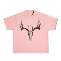 Salmon deer skull Urban Heavy Tee - RanaPortraitStore
