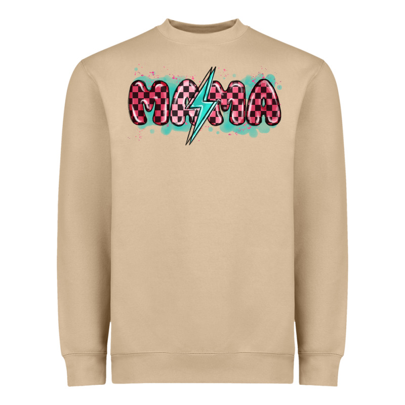 Lightning Bolt Mama Heavyweight Sweatshirt by MaliasSmallBusiness | Teevron