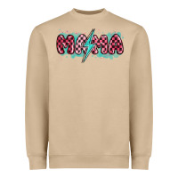 Mushroom lightning bolt mama Heavyweight Sweatshirt - MaliasSmallBusiness