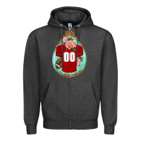 Charcoal Heather american football and western roses teardrop Zipper Hoodie - BundleAndBundleShop