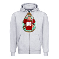 Heather Grey american football and western roses teardrop Zipper Hoodie - BundleAndBundleShop