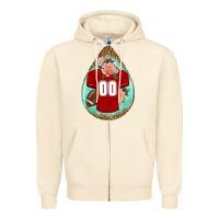 Sandshell american football and western roses teardrop Zipper Hoodie - BundleAndBundleShop