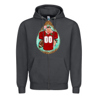 Smoke american football and western roses teardrop Zipper Hoodie - BundleAndBundleShop