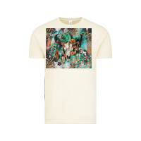 Vintage Arctic cowhide bull skull Vintage Tee - Zillion Design Studio