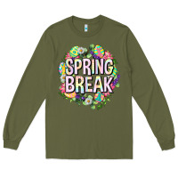 Army Green Spring break Easter Long Sleeve Tee - Neo Western