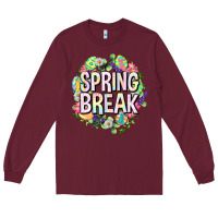 Burgundy Spring break Easter Long Sleeve Tee - Neo Western