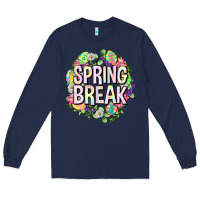 Navy Spring break Easter Long Sleeve Tee - Neo Western