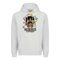 Dove Grey science teacher afro messy bun Premium Hoodie - NancyCooperArtShop