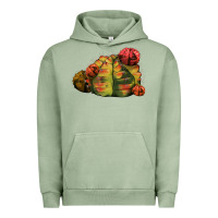 Pigment Oil Green Gymnocalycium Variegated Cactus Urban Hoodie - LillyAllenDesigns