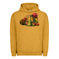 Pigment Peanut Butter Gymnocalycium Variegated Cactus Urban Hoodie - LillyAllenDesigns