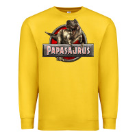 Lemon Papasaurus T-Rex Premium Sweatshirt - LillyAllenDesigns