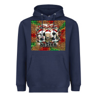 Navy merry Christmas heifer Heavyweight Hoodie - Jasminsmagicworld