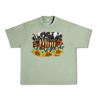 Oil Green western mini Urban Heavy Tee - BarkalooDesign