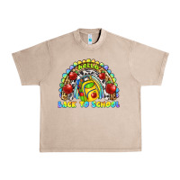 French Oak hello back to school rainbow Urban Heavy Tee - texasbilliewilder