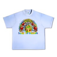 Grape Ice hello back to school rainbow Urban Heavy Tee - texasbilliewilder