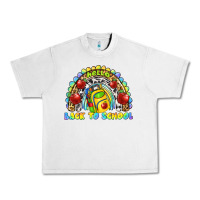 Lunar Rock hello back to school rainbow Urban Heavy Tee - texasbilliewilder